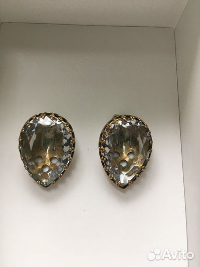 Винтажные клипсы леденцы