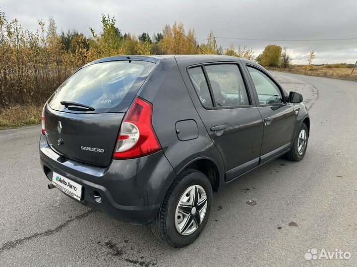 Renault Sandero 1.6 МТ, 2010, 210 000 км