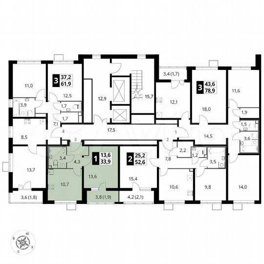 1-к. квартира, 33,9 м², 10/24 эт.