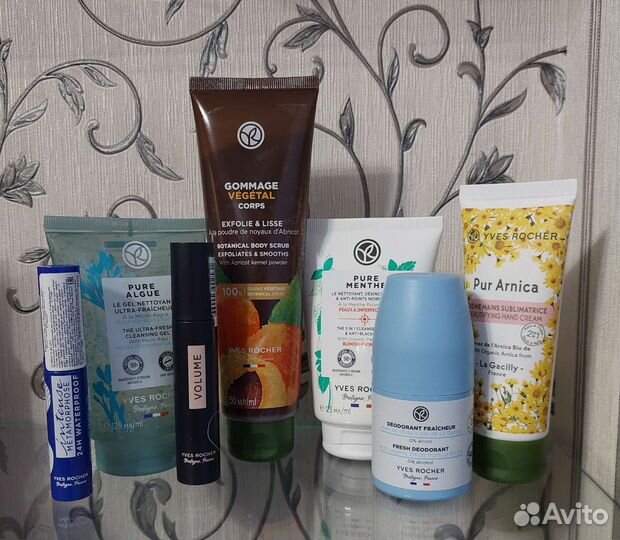 Дезодорант, тушь, гель,скраб уход за кожей ивроше