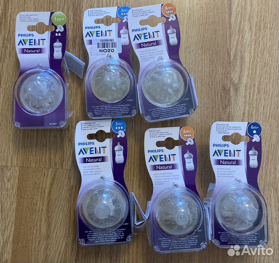 Philips Avent соски бутылочные