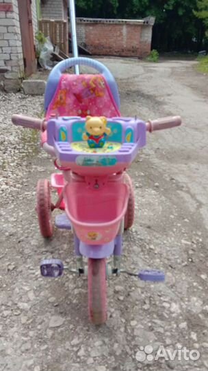 Детский велосипед бу с родительской ручкой