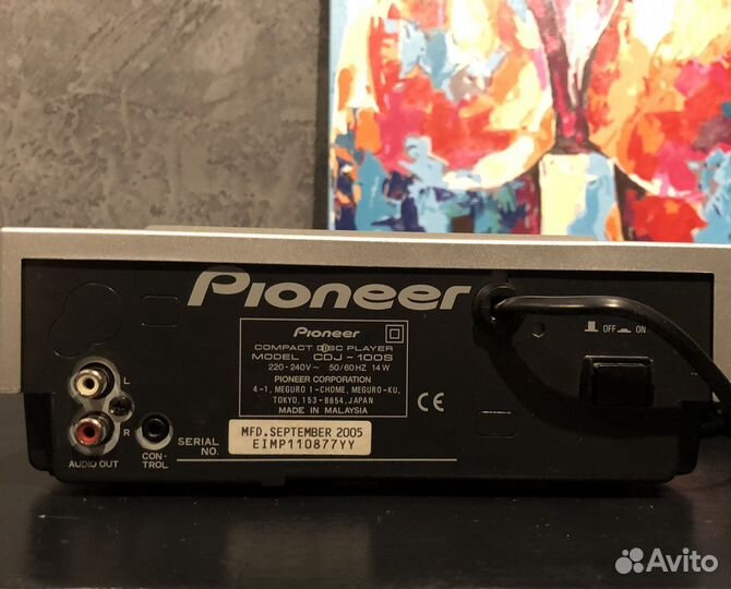 Dj проигрыватель Pioneer CDJ-100S (комплект-2шт)