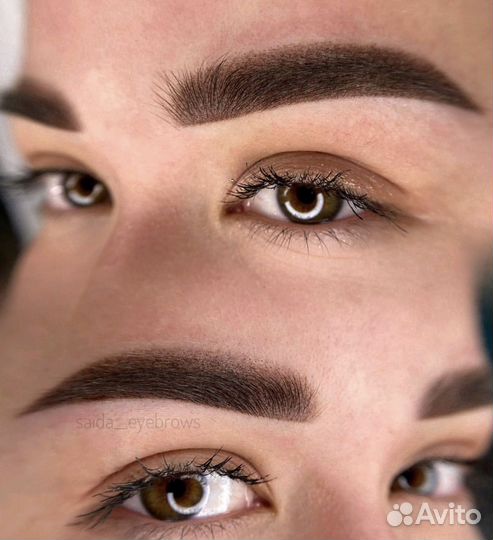 Модель на перманентный макияж (брови и губы)