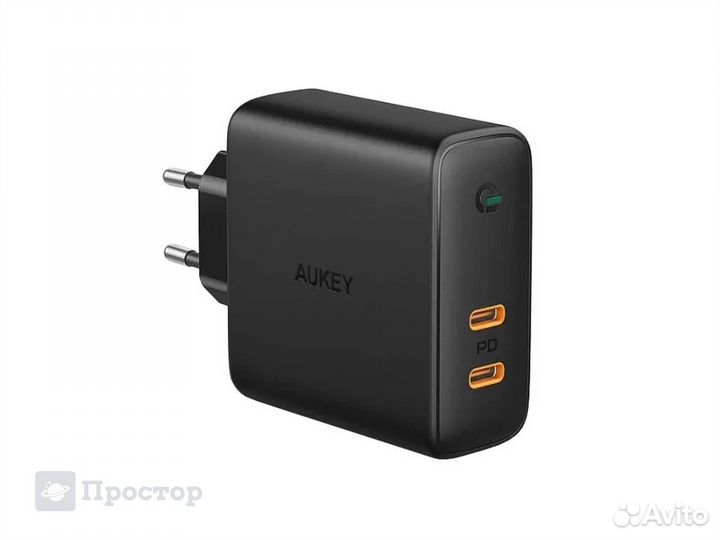 Сзу Aukey 63w (PA-D5) (2 x USB-C) Power Delivery