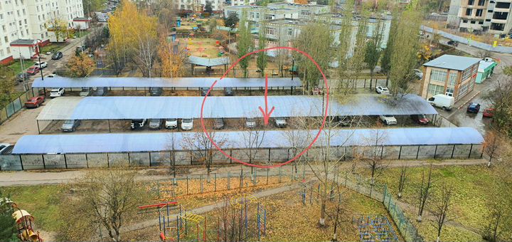 Машиноместо, 15 м²