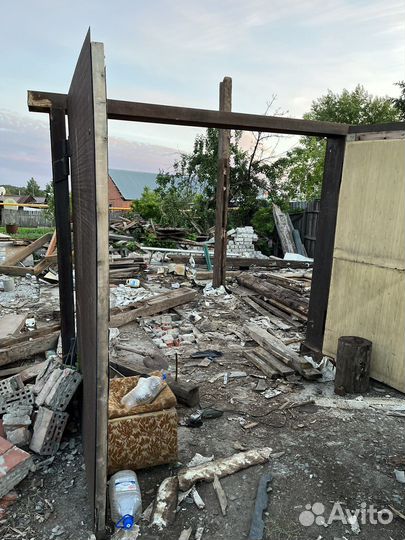 Ворота гаражные металлические бу