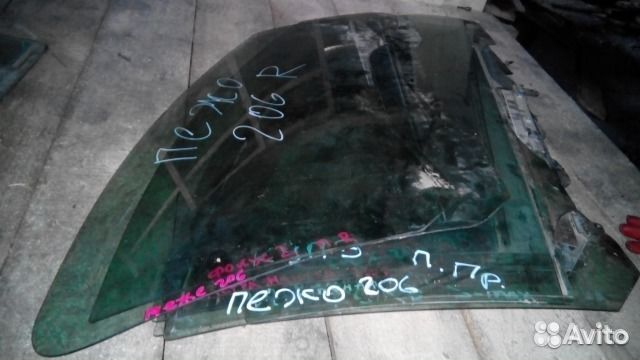 Стекло переднее правое Пежо 206 Peugeot 206