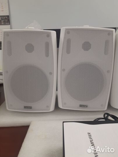 Комплект звука для кафе, баров, салонов 80Вт фонов