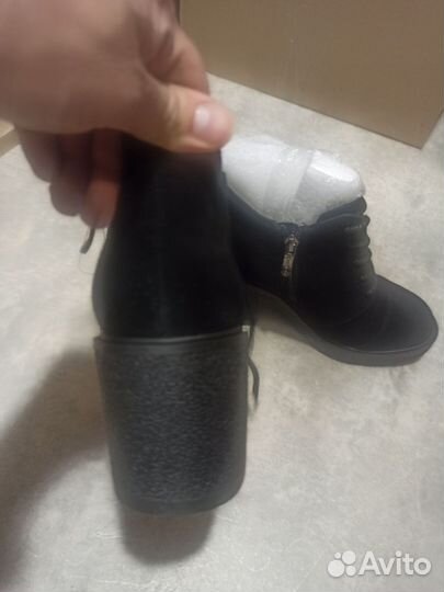 Полуботинки ботильоны женские замша 36 размер
