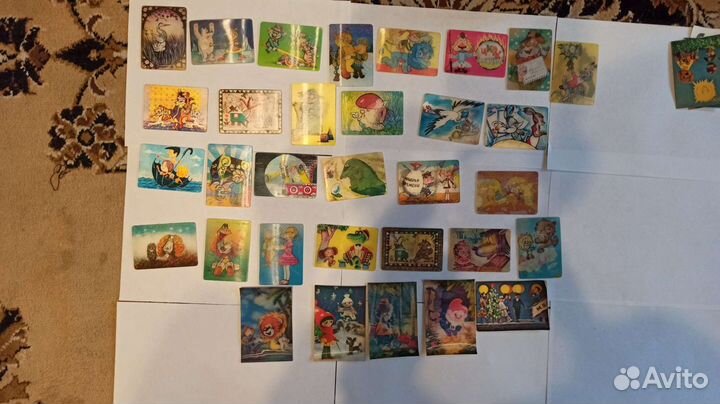 Стерео календарики с мультфильмами СССР