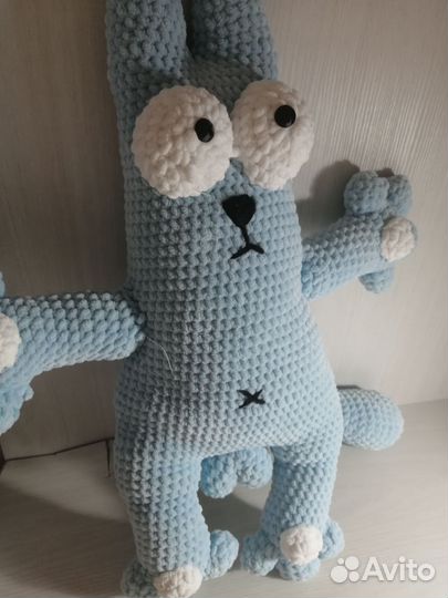 Вязанный кот Саймон