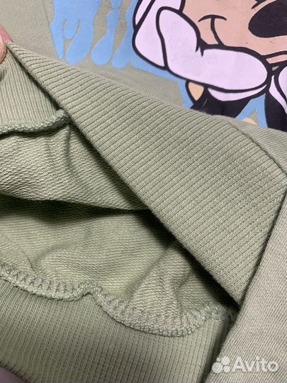 Костюм двойка лонгслив штанишки на манжете104-110