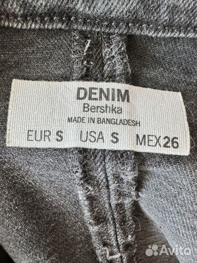 Джинсовое платье bershka