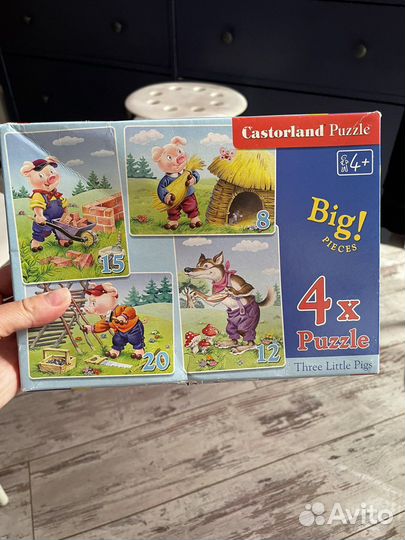 Пазлы disney trefl castorland 3,4+,5+