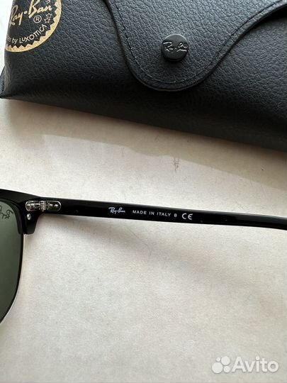 Очки Ray Ban Clubmaster 3016 серебро