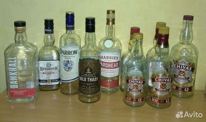 Бутылки из под виски