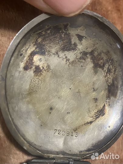 Часы карманные серебро 84 проба