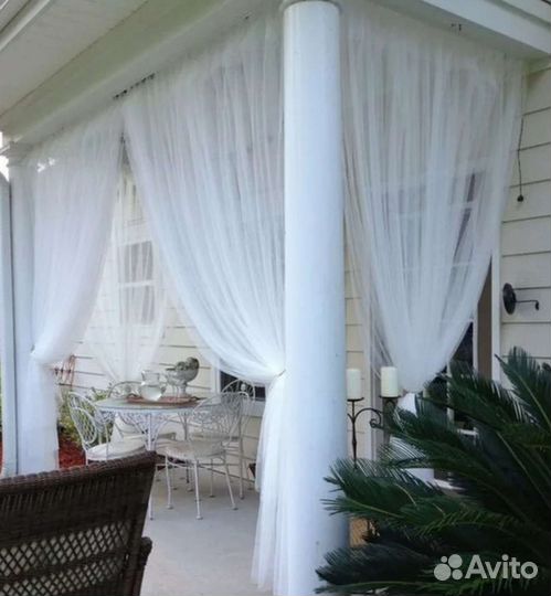 Шторы тюль IKEA лилль