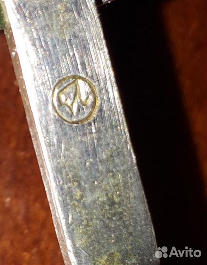 Лопатка для торта мельхиор СССР и вилка для рыбы