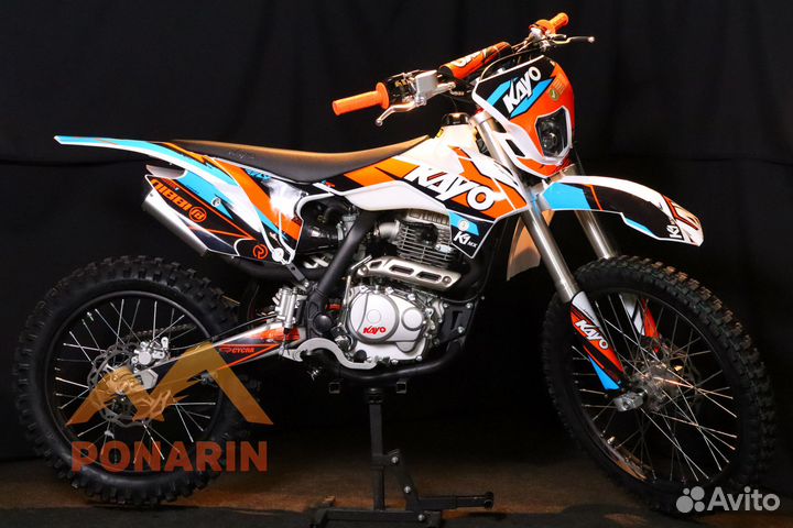 Мотоцикл эндуро kayo K1-L 250 MX 166FMM