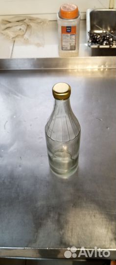Стеклянная бутылка 1 л