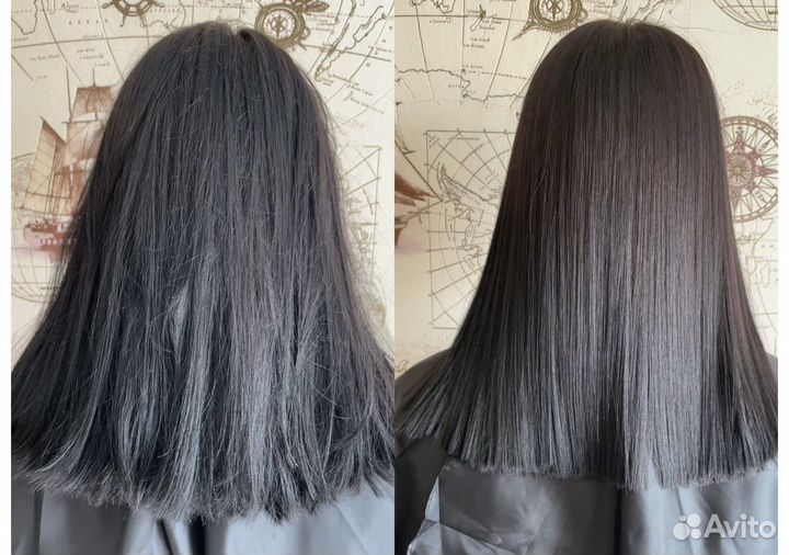 Кератин ботокс волос