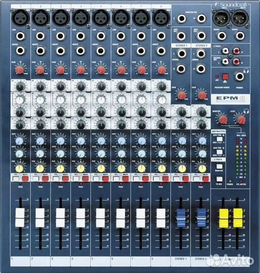 Soundcraft EPM8 микшерный пульт 8 моно, 2 стерео