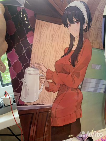 Большые плакаты геншин импакт и аниме