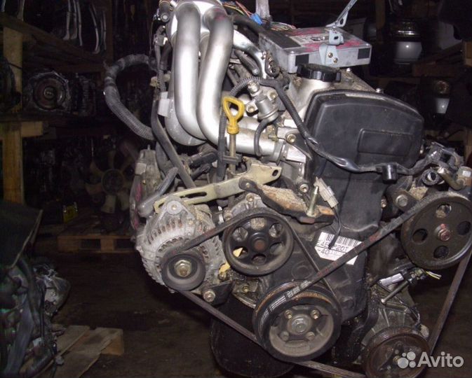 Двигатель на toyota starlet EP91 4EFE