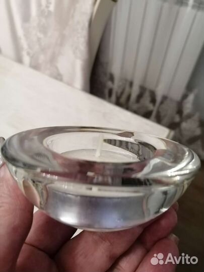 Подсвечник IKEA стекло