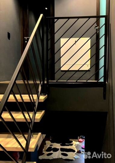 Лестница забежная под ключ