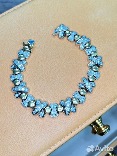 Импортный браслет из золота 750 с бриллиантами