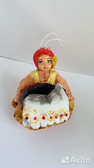 Ватные елочные игрушки новые