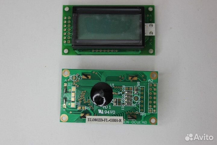 EL0802B-FL-GBH-R ЖК Индикатор elatec