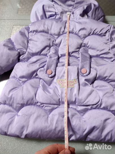 Куртка пуховик 92 для девочки
