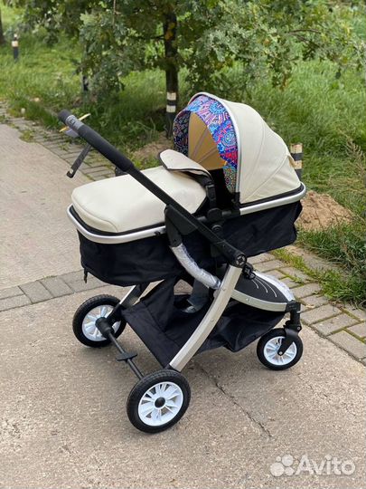 Коляска 3в1 новая. Трансформер LuxMom