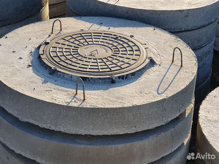 Бетонные кольца для дренажного септика кс 15.9