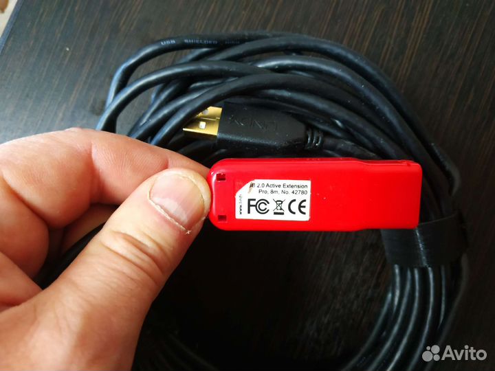 Активный удлинительный кабель.Usb. 8m. Lindy