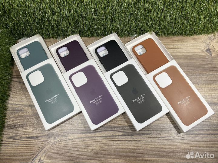 Чехол iPhone leather case magsafe