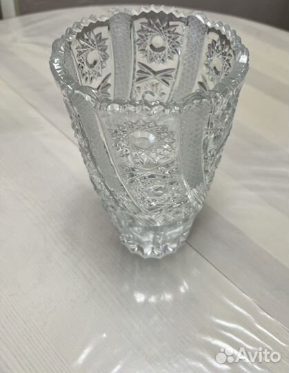 Ваза чешский хрусталь Богемия
