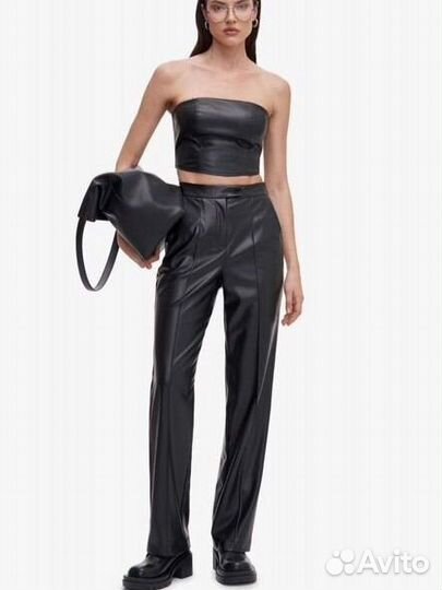 Брюки кожаные toptop M
