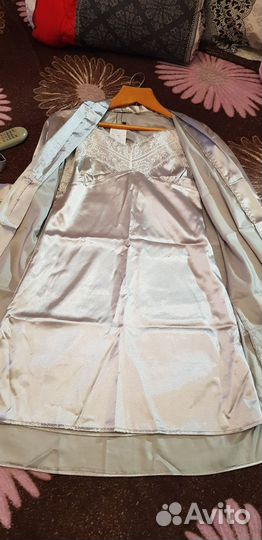 Комплект сорочка и халат