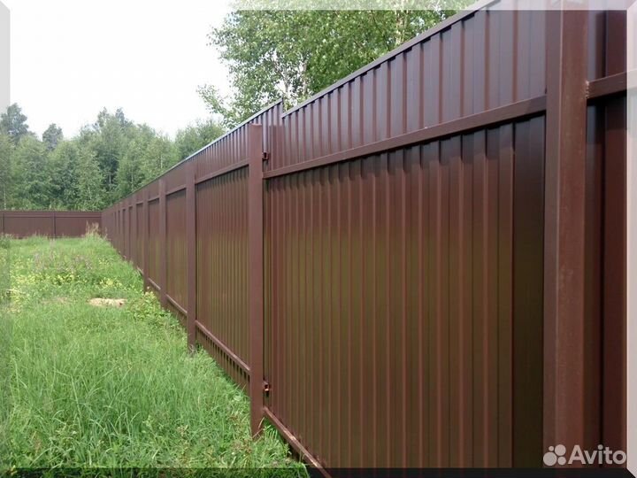 Забор из профнастила
