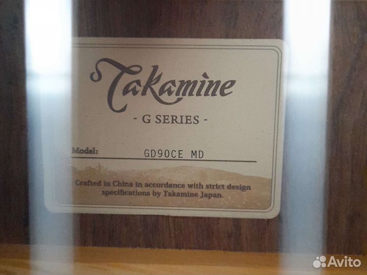 Электроакустическая гитара takamine gd90 ce md