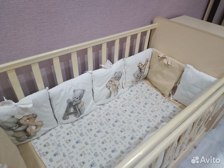 Бортики в детскую кроватку