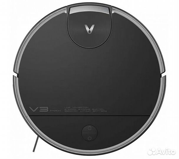 Робот-пылесос Viomi Robot Vacuum V3 Max, чёрный