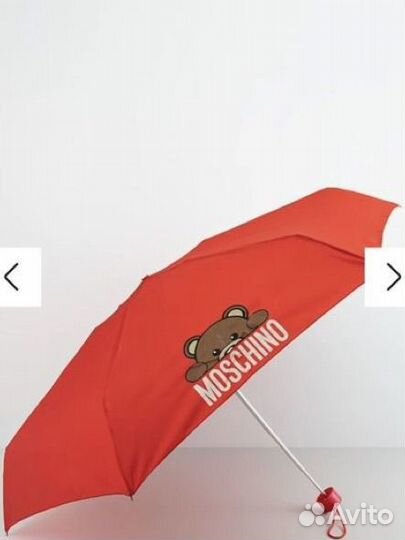 Зонт женский moschino + мишка