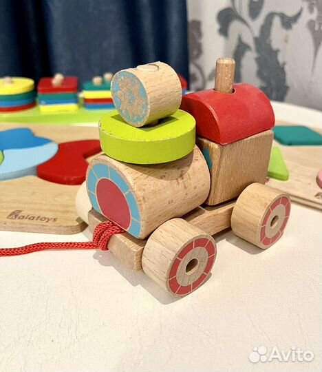 Развивающие игрушки из дерева Alatoys