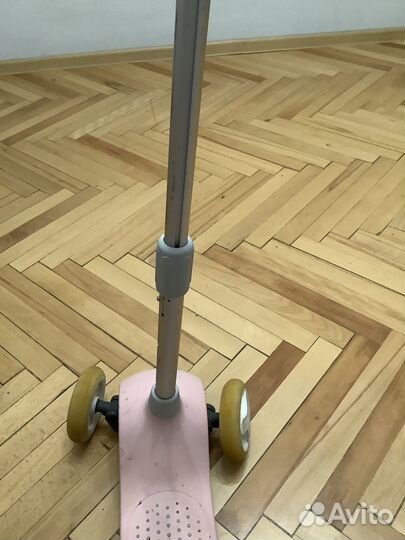 Самокат 3-колесный Xiaomi Rice Rabbit Scooter pink